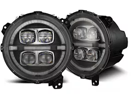 AlphaRex USA 18-23 wrangler jl/gladiator jt nova led proj hdlghts black pair