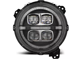 AlphaRex USA 18-23 wrangler jl/gladiator jt nova led proj hdlghts black pair