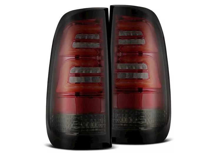 AlphaRex USA 97-04 f150 no supercrew pro-series led tail lights red smoke