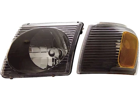 Anzo, Usa 01-05 explorer sport trac headlights crystal black Main Image