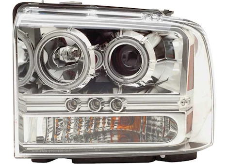 Anzo, Usa 05-07 sd headlights chrome projectors w/halos 1 pc. driver/passenger Main Image