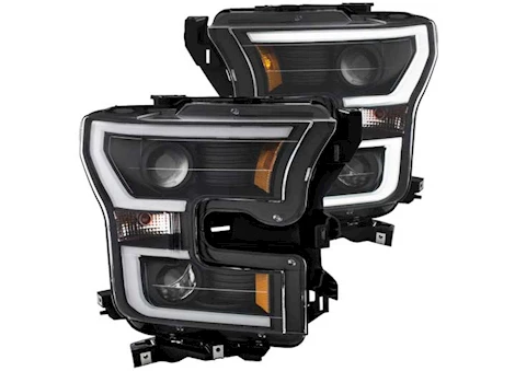 Anzo, Usa 15-17 f150 xl projector headlights black w/ amber Main Image