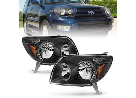 Anzo, Usa 03-05 4 RUNNER CRYSTAL HEADLIGHTS BLACK