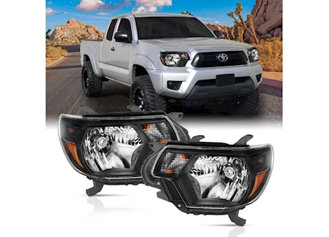 Anzo, Usa 12-15 TACOMA CRYSTAL HEADLIGHTS BLACK