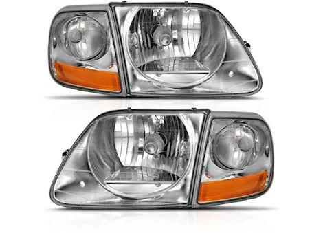 Anzo, Usa 97-03 F150 CRYSTAL HEADLIGHT G2 CLEAR WITH PARKING LIGHT