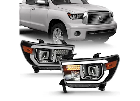 Anzo, Usa 07-13 TUNDRA/08-15 SEQUOIA PROJ LIGHT BAR H.L BLK AMBER(LED HIGH BEAM) (HALOGEN