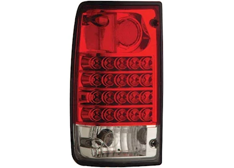 Anzo, Usa 89-95 TOYOTA PICKUP LED TAILLIGHTS LED RED/CLEAR DRIVER/PASSENGER