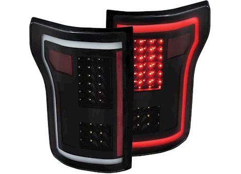 Anzo, Usa 15-C F150 LED TAILLIGHTS BLACK PAIR DRIVER/PASSENGER