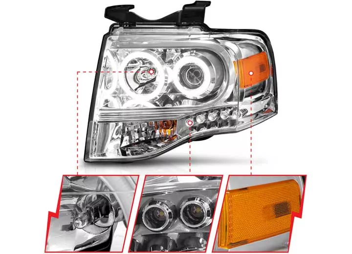 Anzo, USA Projector Headlights