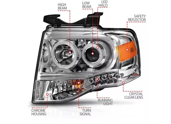 Anzo, USA Projector Headlights