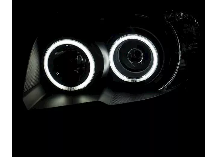 Anzo, Usa 06-09 4runner projector headlights w/u-bar black clear driver/passenger