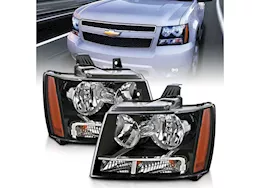 Anzo, Usa 07-14 tahoe/suburban crystal headlights black