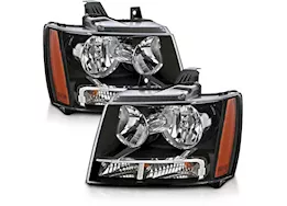 Anzo, Usa 07-14 tahoe/suburban crystal headlights black