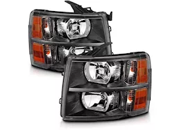 Anzo, Usa 07-13 silverado crystal headlights black