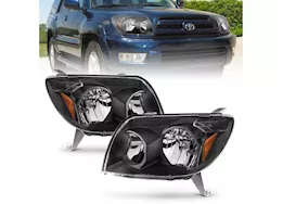 Anzo, Usa 03-05 4 runner crystal headlights black