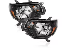 Anzo, Usa 12-15 tacoma crystal headlights black