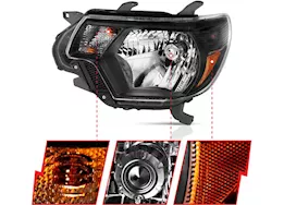 Anzo, Usa 12-15 tacoma crystal headlights black