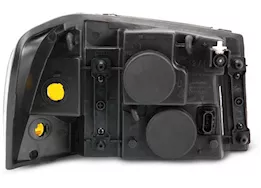 Anzo, Usa 02-09 envoy crystal headlight black amber