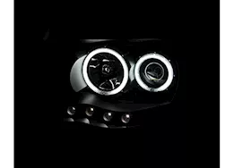 Anzo, Usa 05-11 tacoma black clear projector with halos headlights driver/passenger