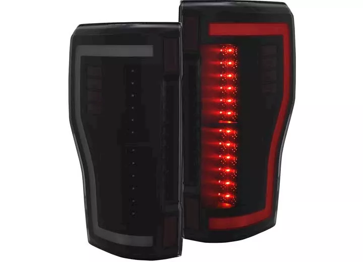 Anzo, Usa 17-c f250/350/450 led taillights smoke