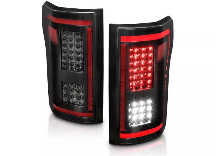 Anzo, Usa 15-18 f150 led taillights smoke w/ sequential pair