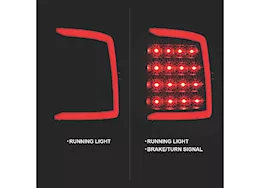 Anzo, Usa 09-18 ram 1500/ 10-18 ram 2500/3500 led taillight plank style black w/smoke lens