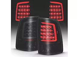 Anzo, Usa 09-18 ram 1500/ 10-18 ram 2500/3500 led taillight plank style black w/smoke lens