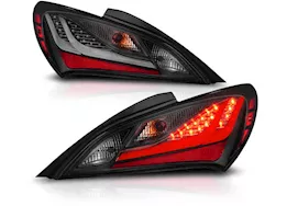 Anzo, Usa 10-16 genesis 2dr led taillights smoke