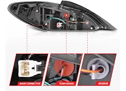 Anzo, Usa 10-16 genesis 2dr led taillights smoke