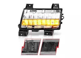 Anzo, Usa 18-21 wrangler jl/20-up gladiator led side markers chrome housing clear lens w/sequential signal