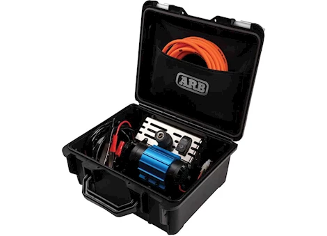 ARB Usa/Old Man Emu PORTABLE 12V SINGLE MOTOR AIR COMPRESOR WITH CARRYING CASE AND ACCESSORIES