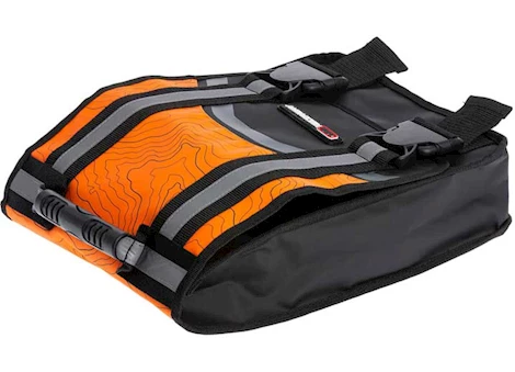 ARB Usa/Old Man Emu ARB COMPACT RECOVERY BAG;ORANGE AND BLACK TOPOGRAPHIC STYLING;PVC MATERIAL;DUAL INTERNAL POCKETS;