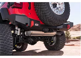 ARB Usa/Old Man Emu 18-c wrangler rear bumper textured black powder coat finish