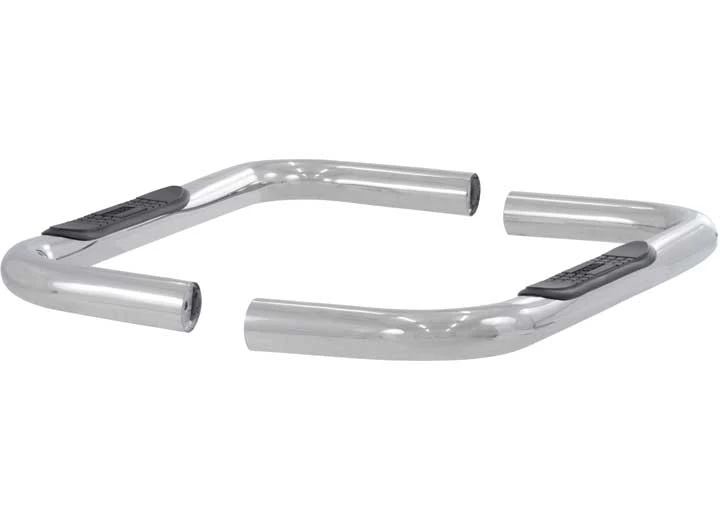 Aries 67-72 GM FS PU 3/4 TON REG CAB 2WD AND 67-72 GM FS PU REG CAB 4WD 3IN STAINLESS STEEL NERF BARS