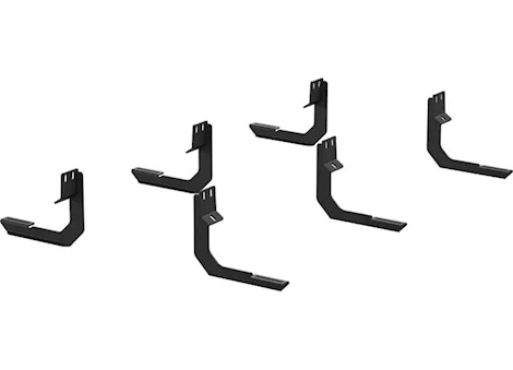 Aries 04-15 TITAN MOUNTING BRACKETS FOR ADVANTEDGE; RIDGESTEP BLACK POWDERCOAT