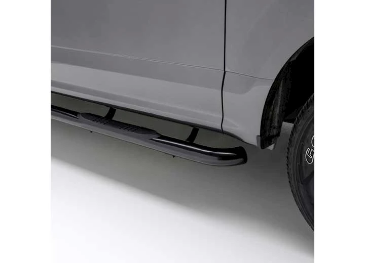 Aries 21-C BRONCO SPORT ALL 3" ROUND BLACK STEEL SIDE BARS