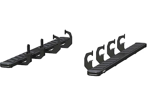 Aries 07-19 SILVERADO/SIERRA 2500/3500 HD NOVATRAC 6IN X 75IN RUNNING BOARDS BLACK STE