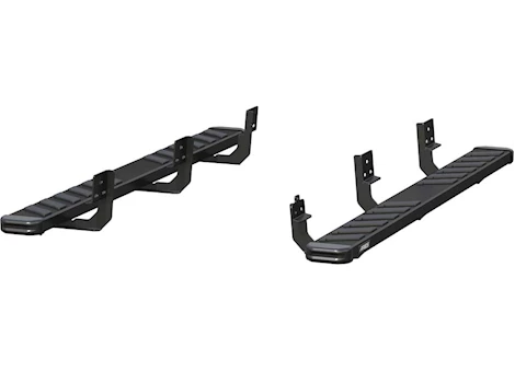 Aries 09-24 RAM 1500 NOVATRAC 6IN X 75IN RUNNING BOARDS BLACK STEEL