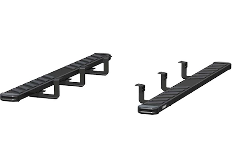 Aries 20-C EXPLORER NOVATRAC 6IN X 75IN RUNNING BOARDS BLACK STEEL