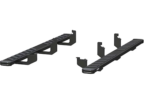 Aries 19-C RANGER CREW CAB NOVATRAC 6IN X 85IN RUNNING BOARDS BLACK STEEL