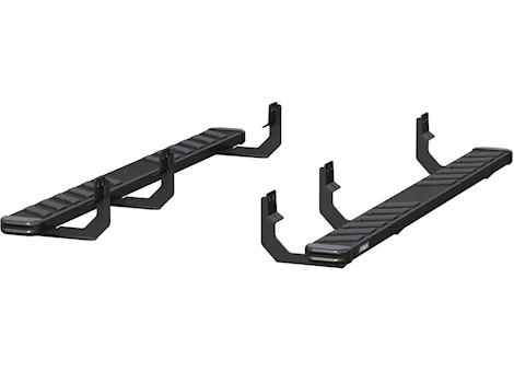 Aries 04-18 TITAN EXT CAB NOVATRAC 6IN X 75IN RUNNING BOARDS BLACK STEEL