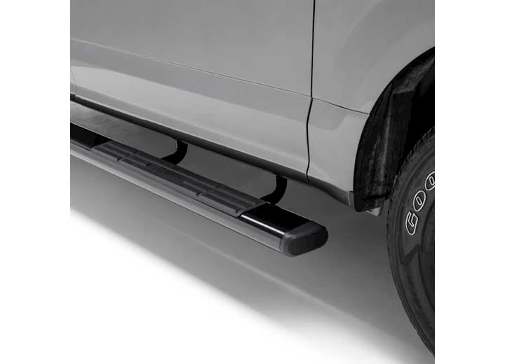 Aries 07-17 NAVIGATOR ALL CABS 6IN X 85IN ALUMINUM OVAL SIDE BARS BLACK