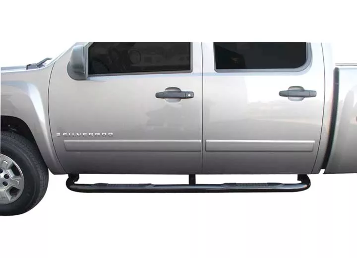 Aries 01-13 silverado/sierra 1500/1500 hd crew cab blk nerf bars