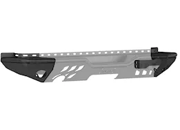 Aries 07-13 jk & jk8 back replacement bumper corners - steel - black