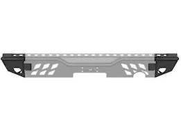 Aries 07-13 jk & jk8 back replacement bumper corners - steel - black