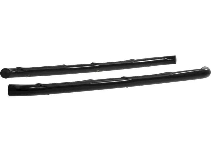 Aries 07-11 wrangler 4dr blk nerf bars