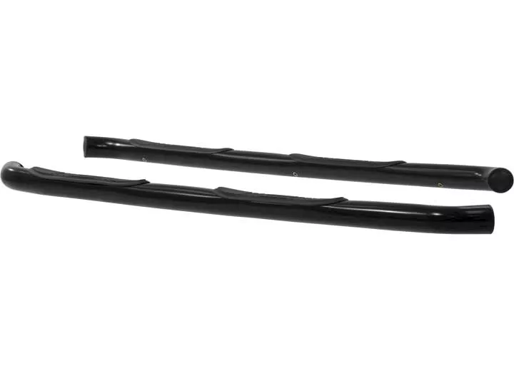 Aries 07-11 wrangler 4dr blk nerf bars