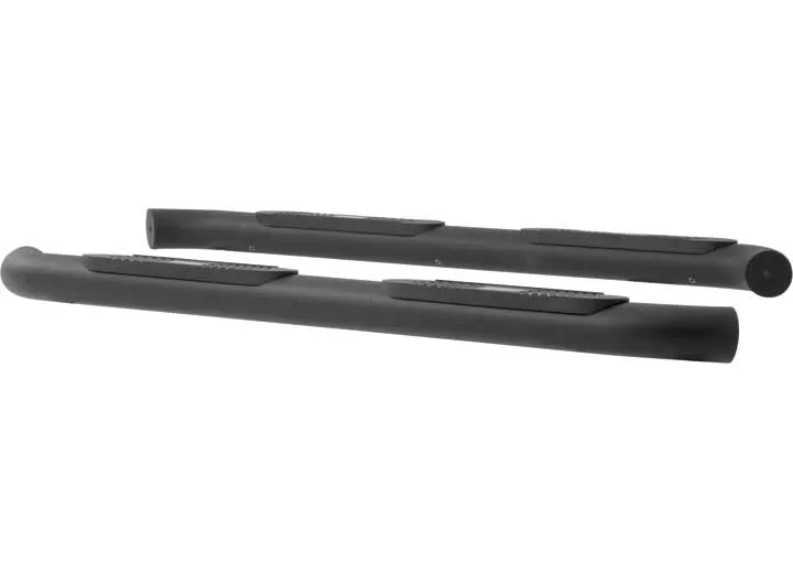 Aries 07-14 silverado ext cab alumalite - 4in big step nerf bars - black