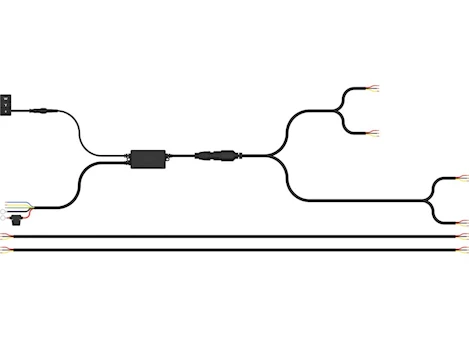 Arc Lighting DUAL COLOR WORK LIGHT HARNESS FRONT & REAR FOUR LAMPS