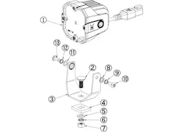 Arc Lighting 3in builtbright concept cube driving beampod pro u bracket mnt w/safeswap lenses (2 ea)